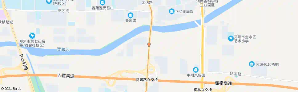 郑州花园路杓袁_公交站地图_郑州公交_妙搜公交查询2024