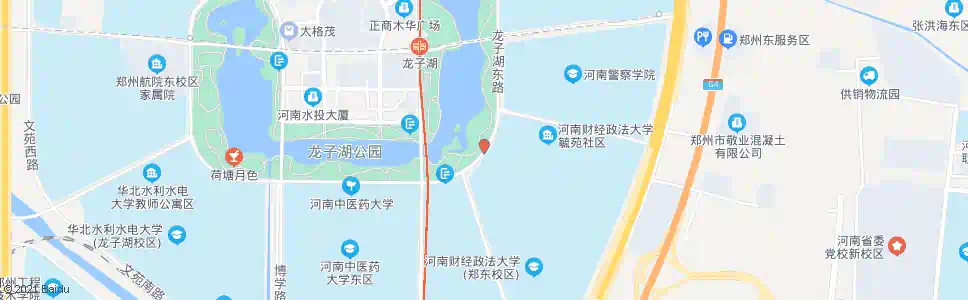 郑州河南财经政法大学(西门)_公交站地图_郑州公交_妙搜公交查询2024