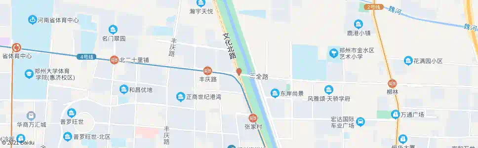 郑州文化路三全路_公交站地图_郑州公交_妙搜公交查询2024