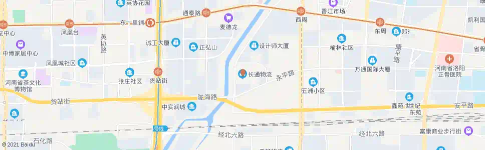 郑州长通物流_公交站地图_郑州公交_妙搜公交查询2024