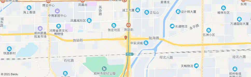 郑州货站街_公交站地图_郑州公交_妙搜公交查询2024