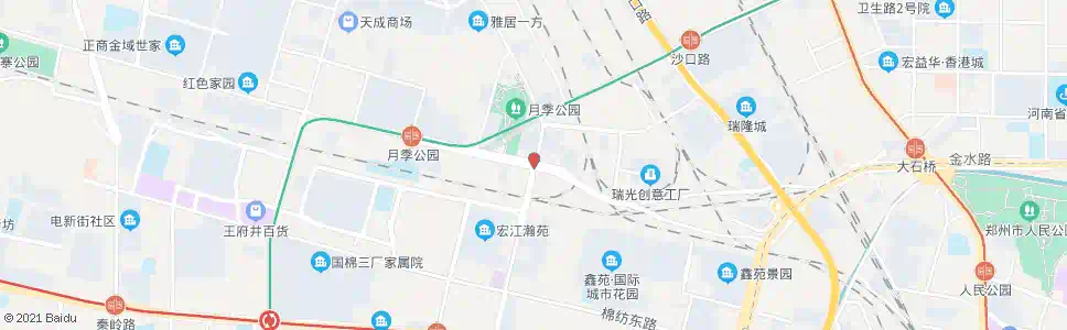 郑州嵩山路西站路_公交站地图_郑州公交_妙搜公交查询2024