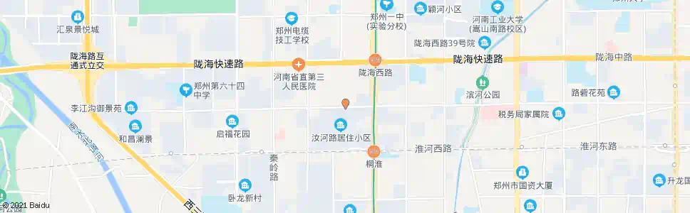 郑州汝河小区站_公交站地图_郑州公交_妙搜公交查询2024