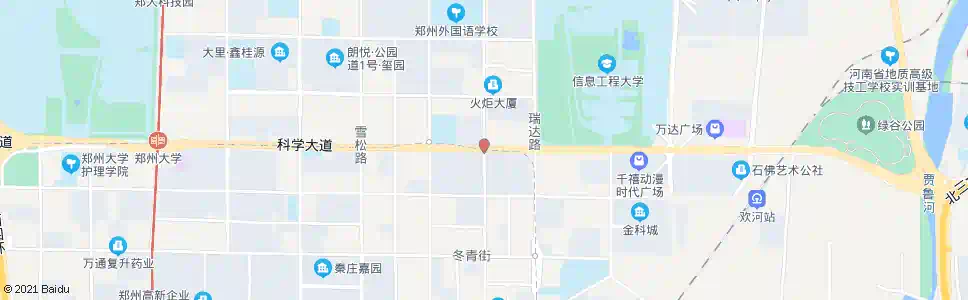 郑州金梭路科学大道_公交站地图_郑州公交_妙搜公交查询2024