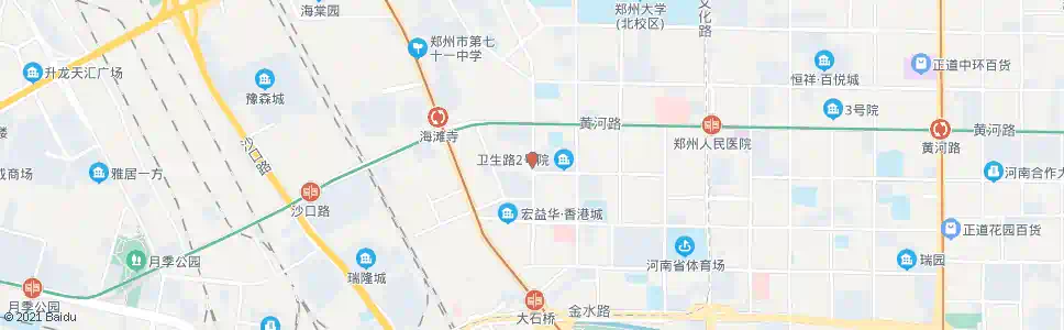 郑州卫生路同乐路_公交站地图_郑州公交_妙搜公交查询2024