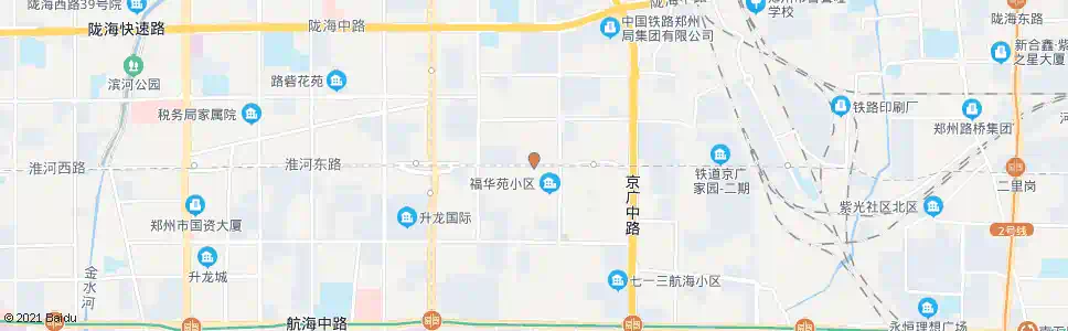 郑州淮河路庆丰街_公交站地图_郑州公交_妙搜公交查询2024