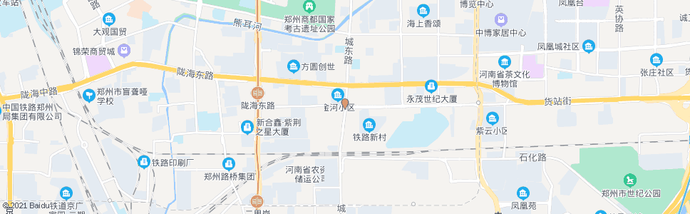 郑州货站街城东路_公交站地图_郑州公交_妙搜公交查询2024