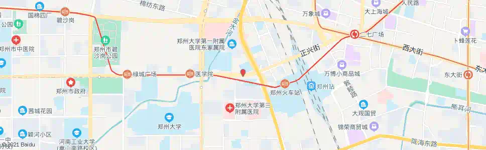 郑州中原路京广路站_公交站地图_郑州公交_妙搜公交查询2024