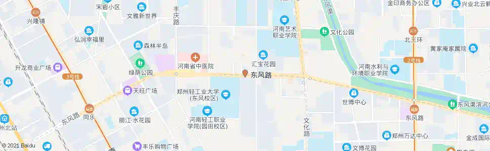 郑州东风路信息学院路_公交站地图_郑州公交_妙搜公交查询2024