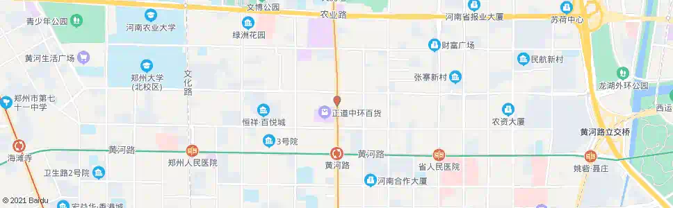 郑州花园路红专路站_公交站地图_郑州公交_妙搜公交查询2024