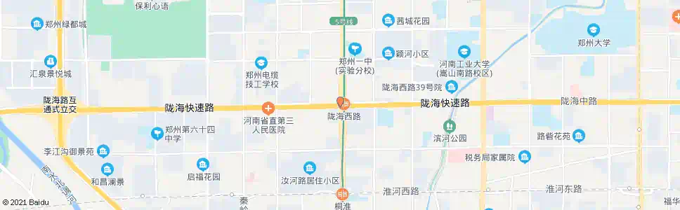 郑州陇海路桐柏路_公交站地图_郑州公交_妙搜公交查询2024