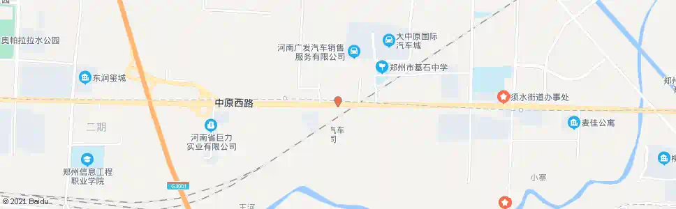 郑州中原西路庙王_公交站地图_郑州公交_妙搜公交查询2024