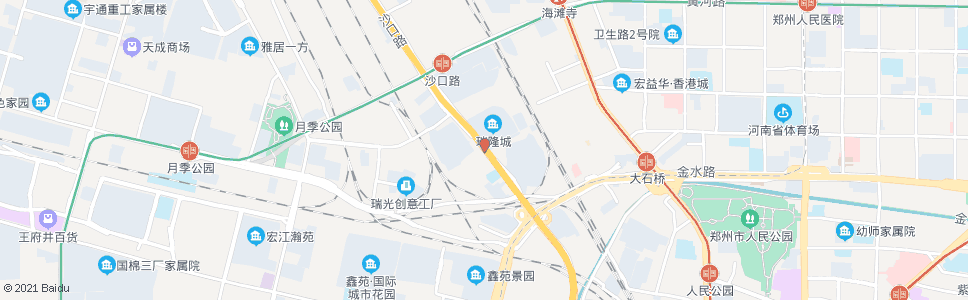 郑州沙口路王府坟_公交站地图_郑州公交_妙搜公交查询2024