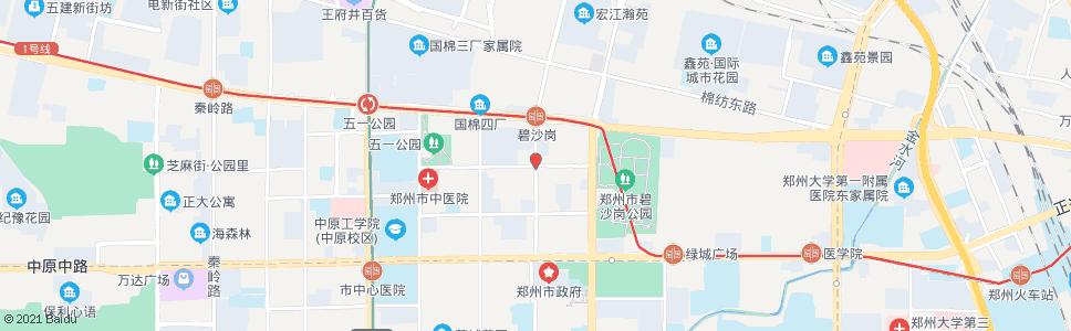 郑州百花路友爱路_公交站地图_郑州公交_妙搜公交查询2024