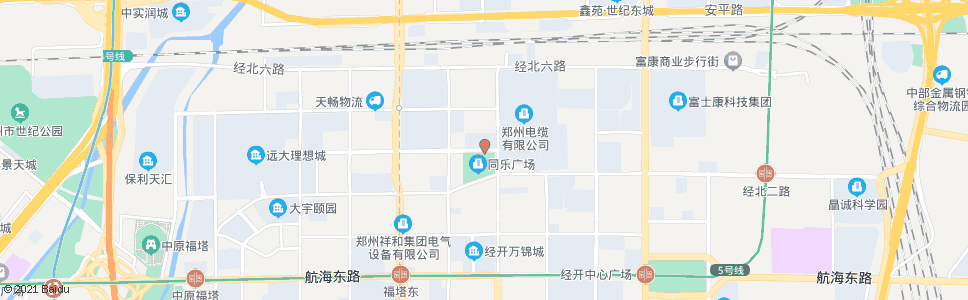 郑州经北三路经开第五大街站_公交站地图_郑州公交_妙搜公交查询2024