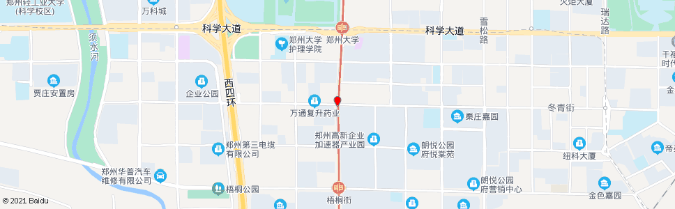 郑州冬青街长椿路_公交站地图_郑州公交_妙搜公交查询2024