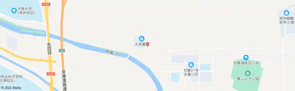 郑州大吴村_公交站地图_郑州公交_妙搜公交查询2024