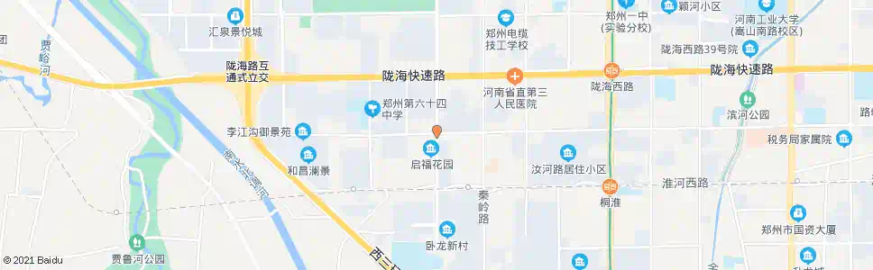 郑州汝河路华山路站_公交站地图_郑州公交_妙搜公交查询2024