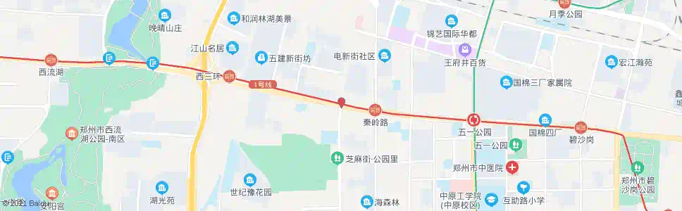 郑州华山路建设路_公交站地图_郑州公交_妙搜公交查询2024