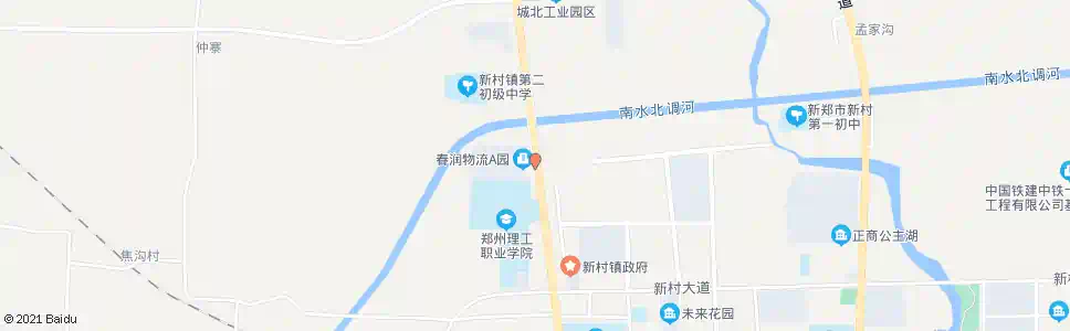 郑州航海路G107辅道_公交站地图_郑州公交_妙搜公交查询2024