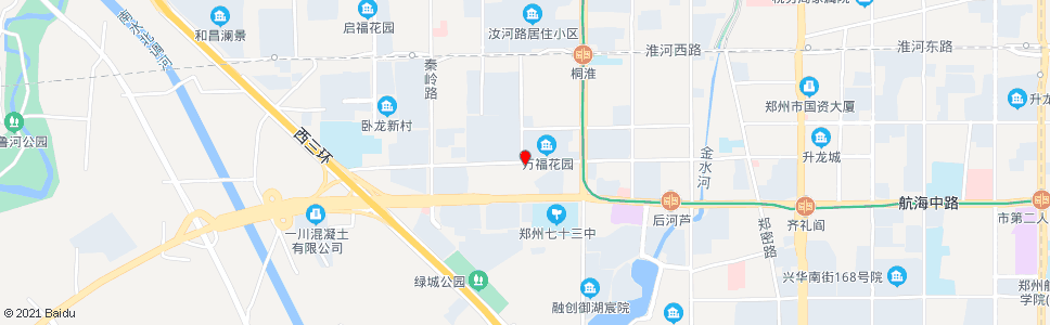 郑州沁河路航淮二街_公交站地图_郑州公交_妙搜公交查询2024