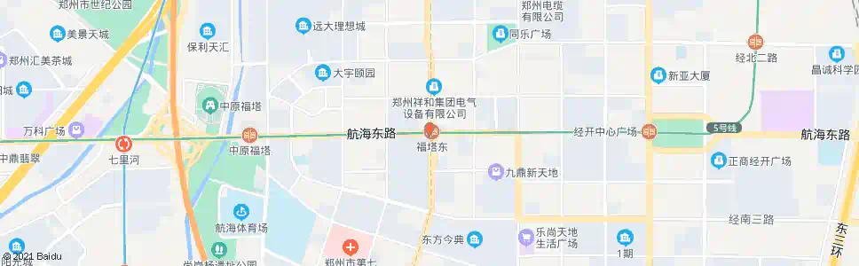 郑州航海路经开第三大街(惠安手外医院)_公交站地图_郑州公交_妙搜公交查询2024