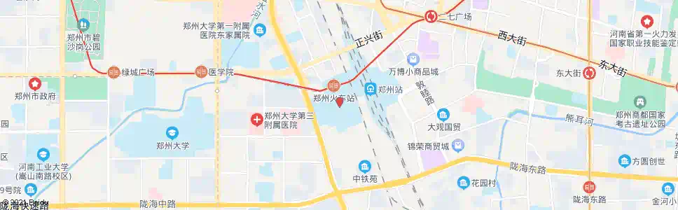 郑州火车站西广场_公交站地图_郑州公交_妙搜公交查询2024