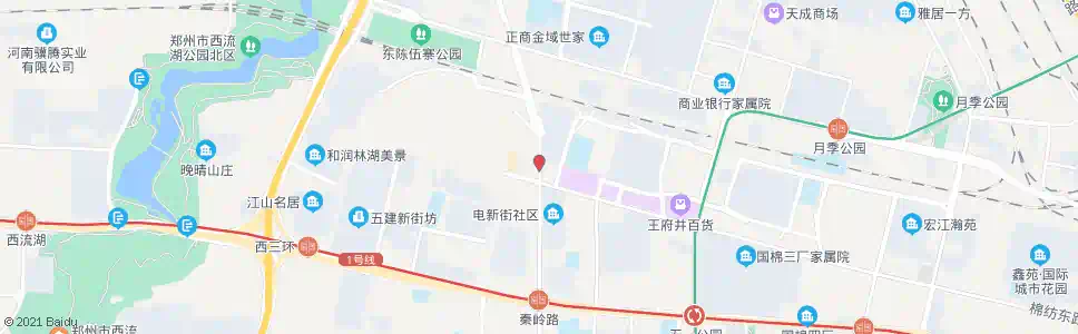 郑州棉纺路秦岭路_公交站地图_郑州公交_妙搜公交查询2024