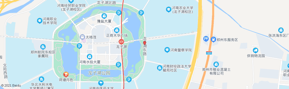 郑州龙子湖东路平安大道_公交站地图_郑州公交_妙搜公交查询2024