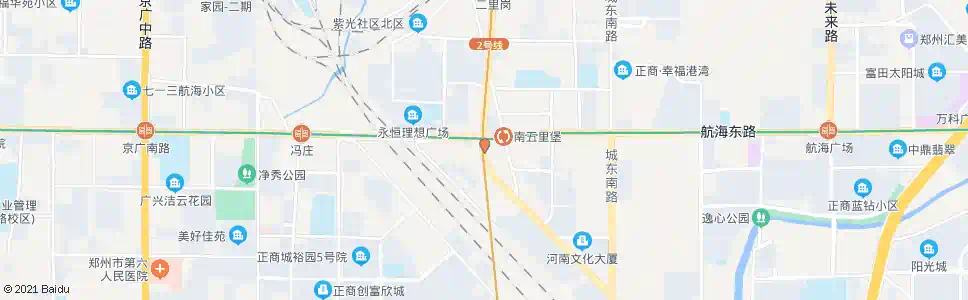 郑州紫荆山路航海路_公交站地图_郑州公交_妙搜公交查询2024