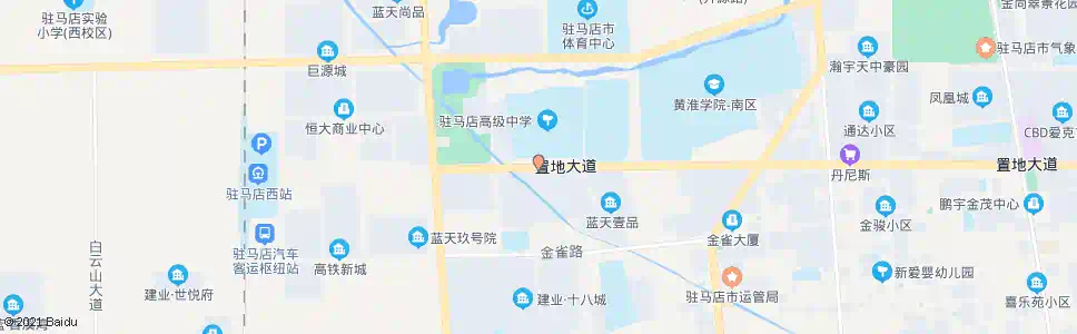 驻马店驻马店高中新校_公交站地图_驻马店公交_妙搜公交查询2024