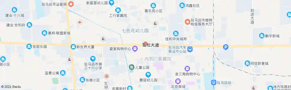 驻马店建业市场_公交站地图_驻马店公交_妙搜公交查询2024