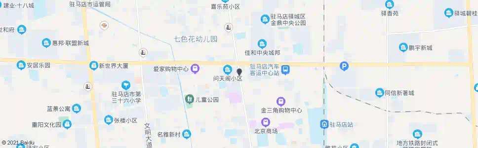 驻马店文化路口(乐山大道)_公交站地图_驻马店公交_妙搜公交查询2024