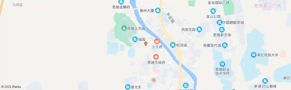 恩施一水厂_公交站地图_恩施公交_妙搜公交查询2024