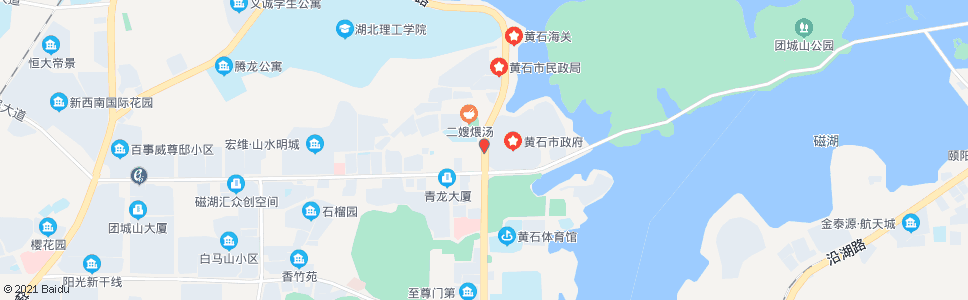 黄石档案馆_公交站地图_黄石公交_妙搜公交查询2024