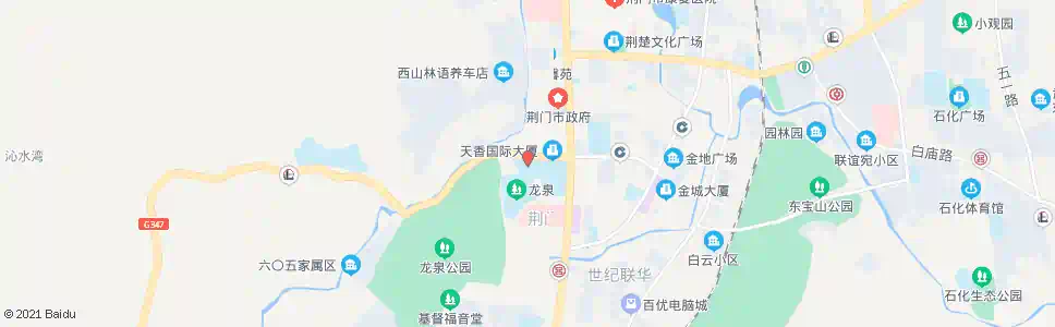 荆门龙泉中学_公交站地图_荆门公交_妙搜公交查询2024