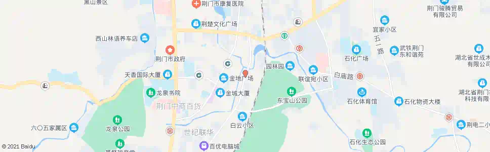 荆门白云楼_公交站地图_荆门公交_妙搜公交查询2024