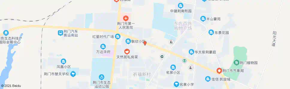 荆门财保公司(安贞医院)_公交站地图_荆门公交_妙搜公交查询2024