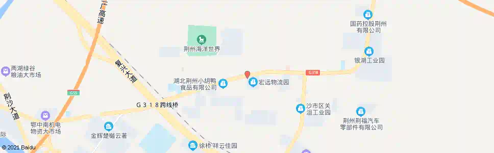 荆州合心四队_公交站地图_荆州公交_妙搜公交查询2024