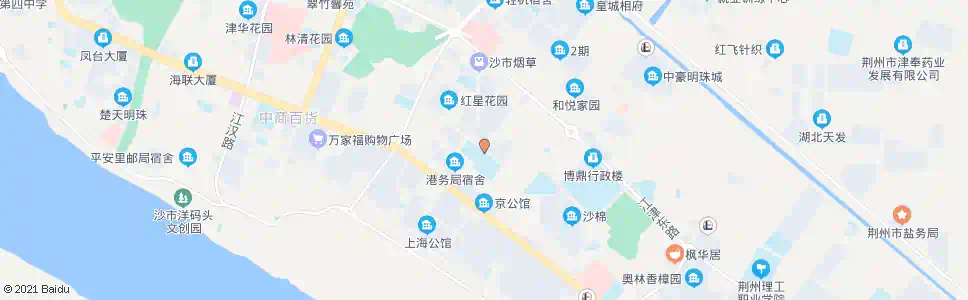 荆州杨林堤路_公交站地图_荆州公交_妙搜公交查询2024