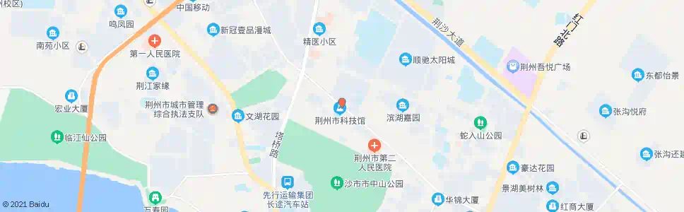 荆州洪家垸_公交站地图_荆州公交_妙搜公交查询2024