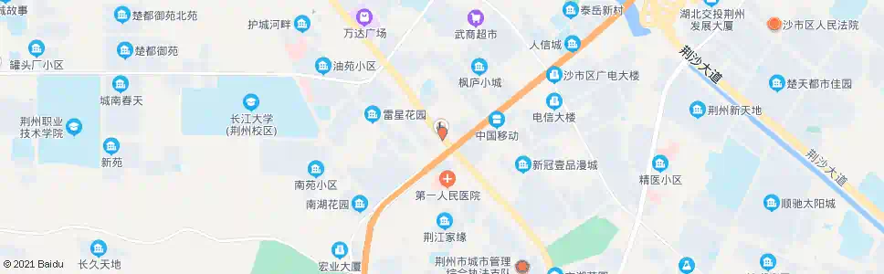 荆州太岳路_公交站地图_荆州公交_妙搜公交查询2024