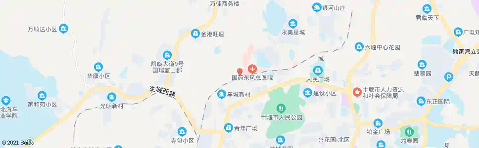 十堰东风总医院住院部_公交站地图_十堰公交_妙搜公交查询2024