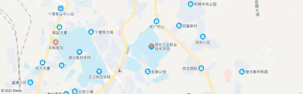 十堰十堰职业技术学院_公交站地图_十堰公交_妙搜公交查询2024