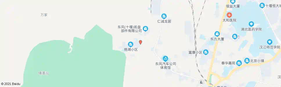 十堰艳湖新村_公交站地图_十堰公交_妙搜公交查询2024