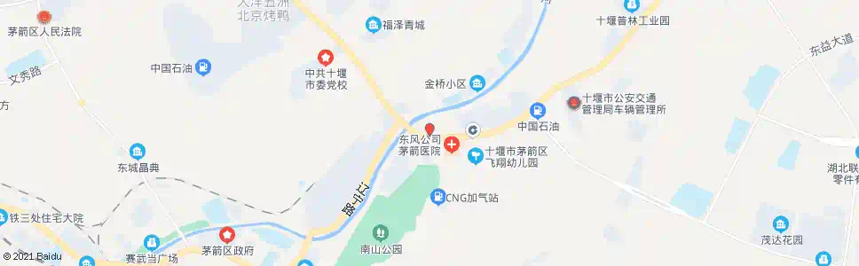 十堰东汽车桥厂小区_公交站地图_十堰公交_妙搜公交查询2024