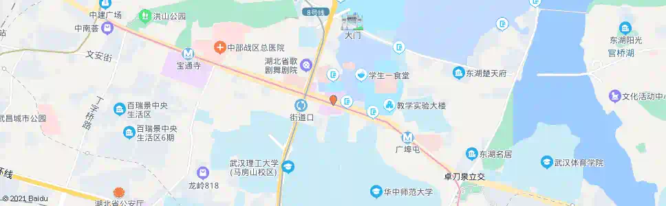 武汉珞喻路地铁街道口站_公交站地图_武汉公交_妙搜公交查询2024