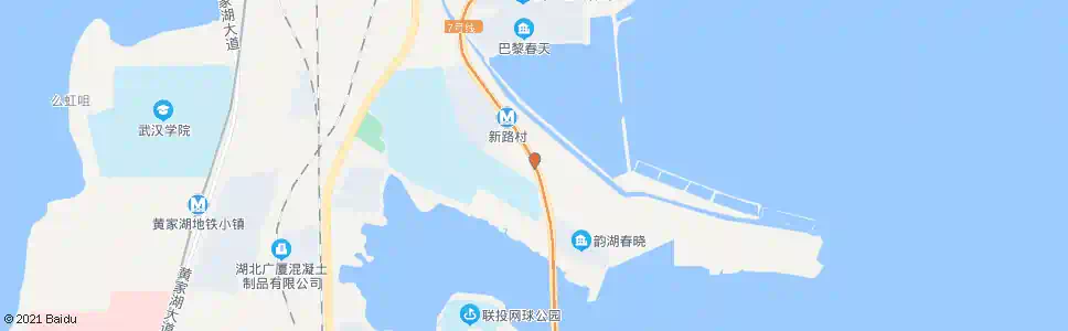 武汉文化大道大港村_公交站地图_武汉公交_妙搜公交查询2024