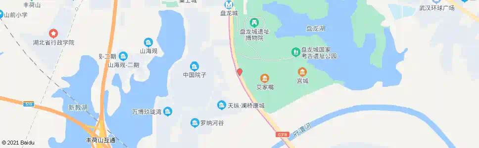 武汉盘龙大道罗纳河谷_公交站地图_武汉公交_妙搜公交查询2024