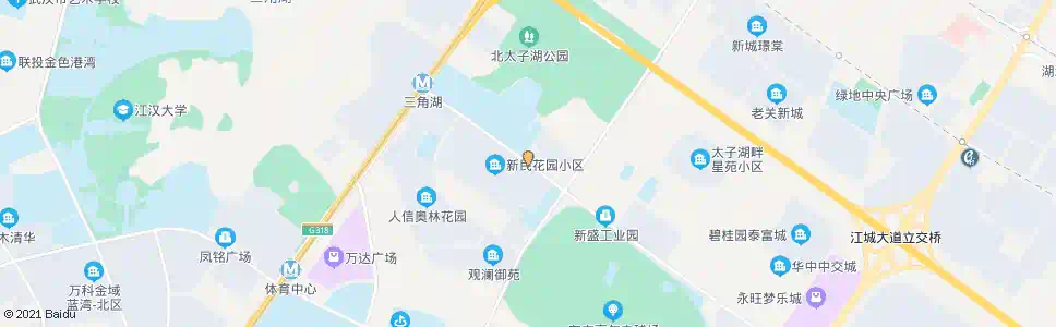 武汉芳草路新民村_公交站地图_武汉公交_妙搜公交查询2024